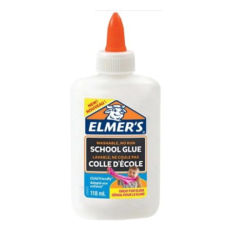 Elmer Washable School Glue, pois pestävä liima, 118ml, valkoinen