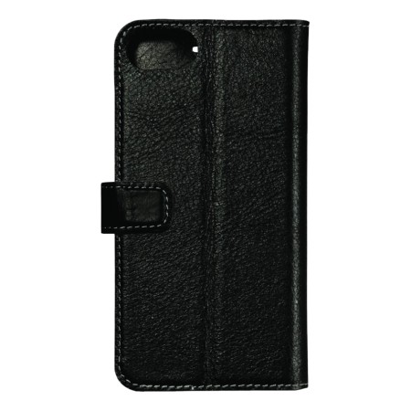 Essentials iPhone 6/7/8/SE (2020), Läder wallet 3 kort, svart
