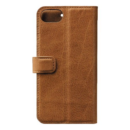 Essentials iPhone 6/7/8/SE (2020), Läder wallet 3 kort, ljusbrun
