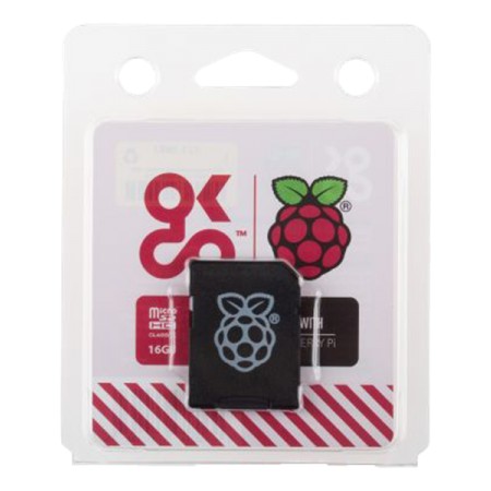 OKdo Pi4 SD card, 16 GB NOOBS for Raspberry Pi 4 Model B