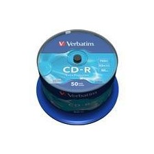 Verbatim CD-R, 52x, 700 MB/80 min, 50-pakkaus spindle
