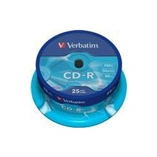 Verbatim CD-R, 52x, 700 MB/80 min, 25-pakkaus, spindle