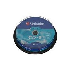 Verbatim CD-R, 52x,700MB/80 min,10-pakkaus,spindle,Extra Protection