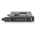 2.5 SATA SSD/HDD to PCIe 2.0 x 1 Hot-Swap Mobile Rack, Black